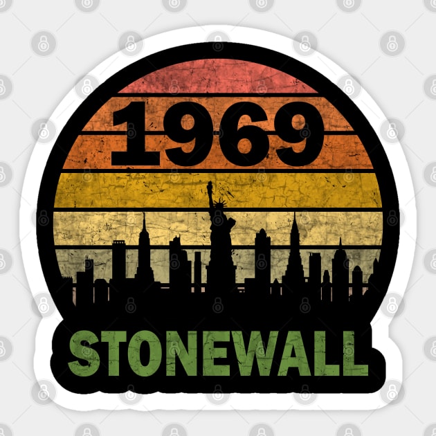 1969 Stonewall Sticker by valentinahramov